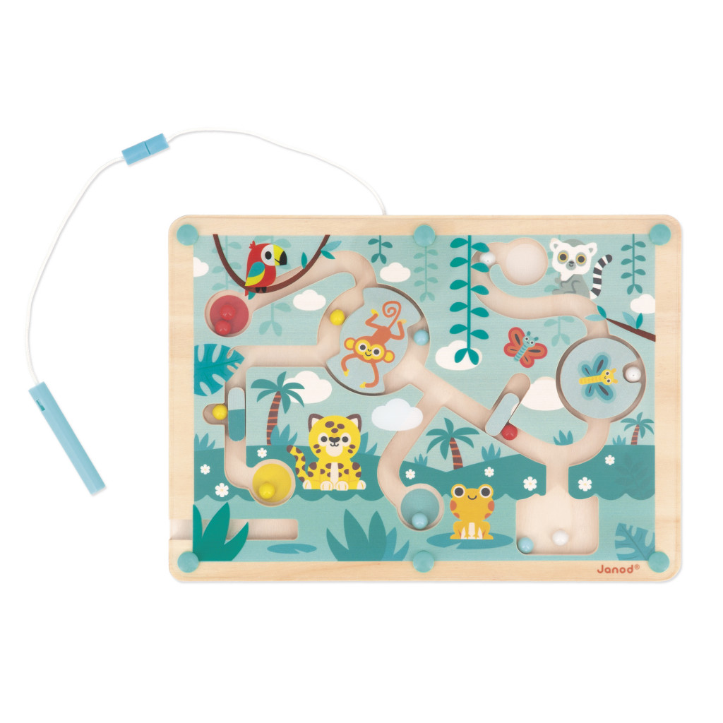 Janod Tropik Magnetický labyrint s perom Džungľa