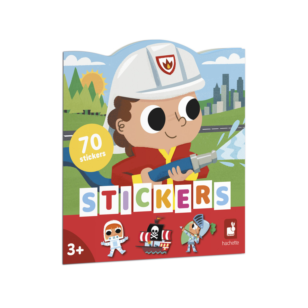 Janod Stickers Samolepky Dobrodružstvo 70 ks