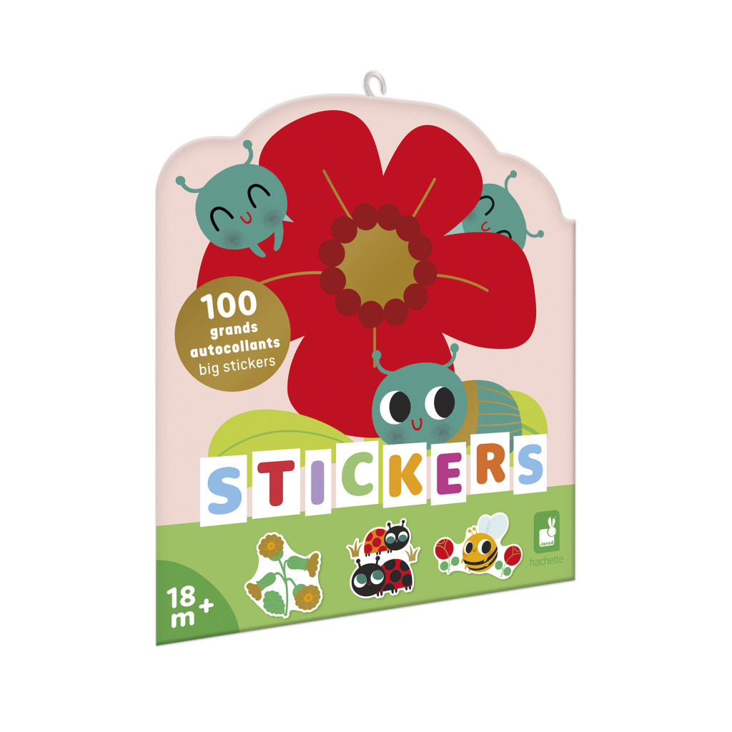 Janod Stickers Samolepky Malé potvorky 100 ks