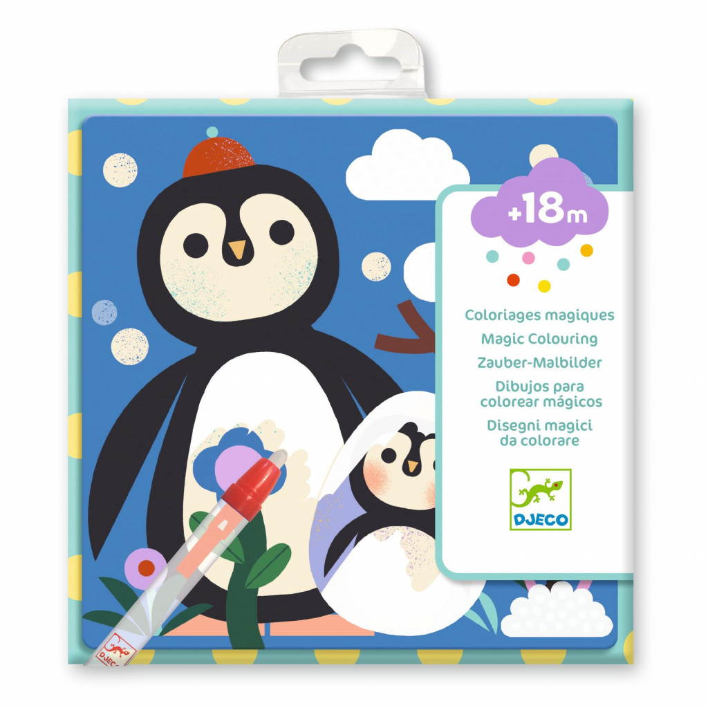 DJECO Magické vybarvování vodou Zvířátka a mláďátka