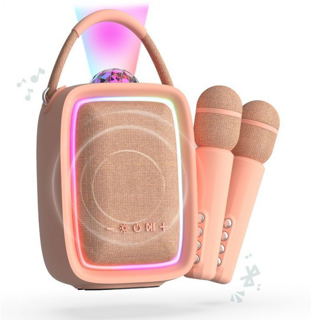 MOB Súprava na karaoke MOB Singy Party - ružová