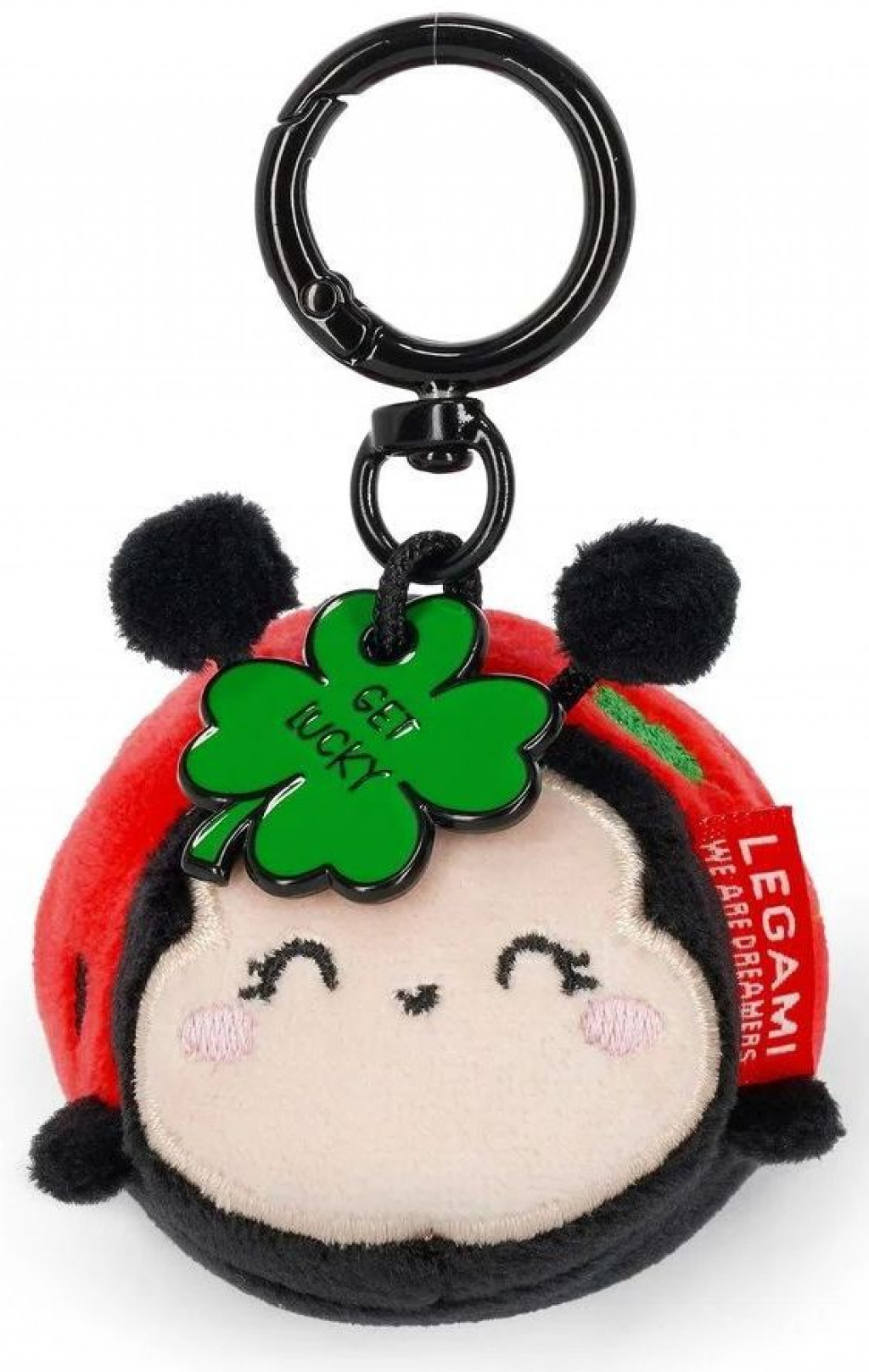 Legami Plyšová kľúčenka Legami plush key ring - super soft! ladybug - Lienka