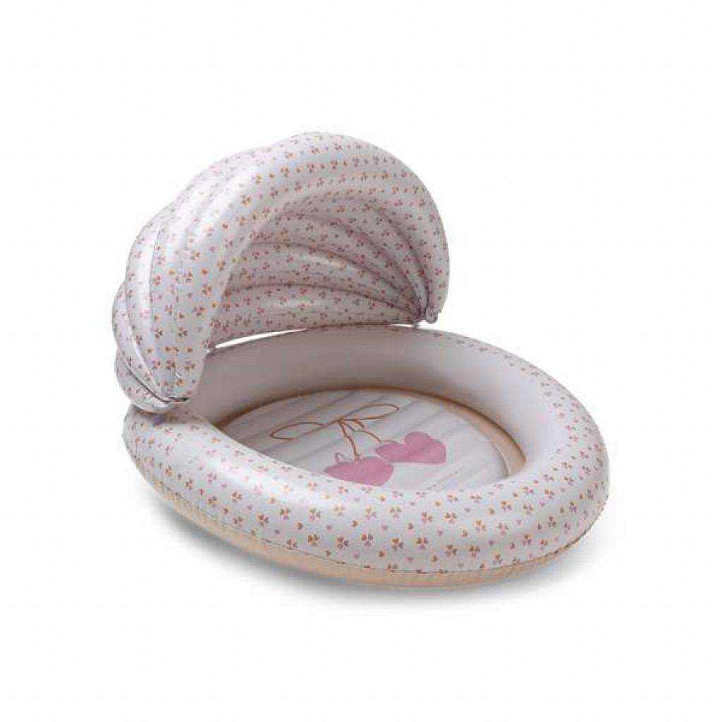 Swim Essentials Nafukovací bazén se stříškou Cozy Hearts 100 cm