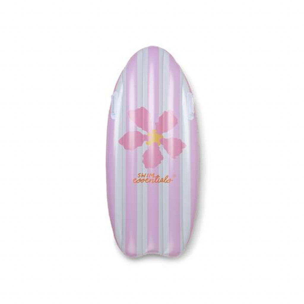 Swim Essentials Nafukovací surf Pink Flower 120 cm