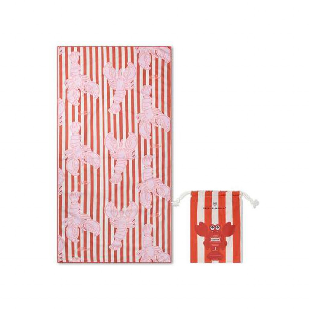 Swim Essentials Plážová osuška z mikrovlákna Humr 180 × 90 cm