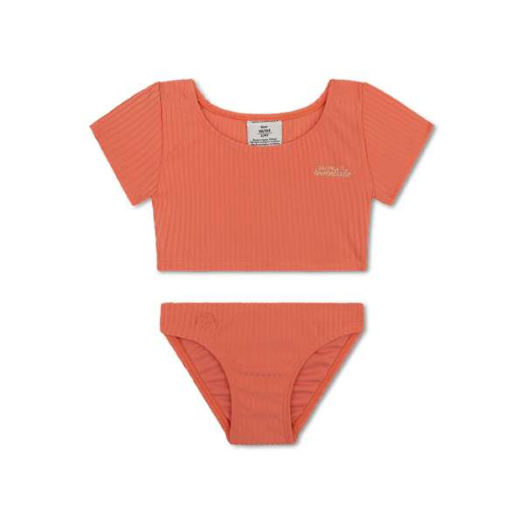 Swim Essentials Bikini Crop Top s UPF 50+ Pink Bay