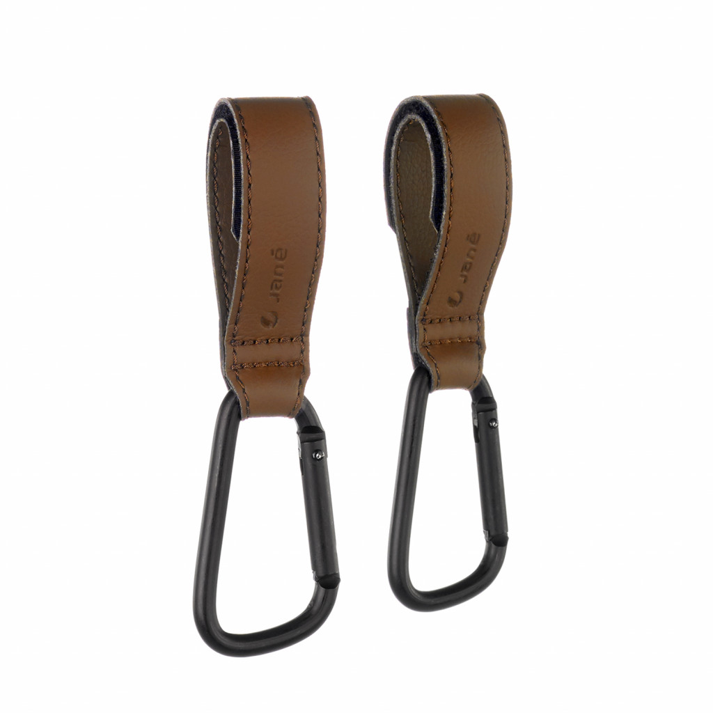 Jané Úchyty na kočík 2 ks Brown