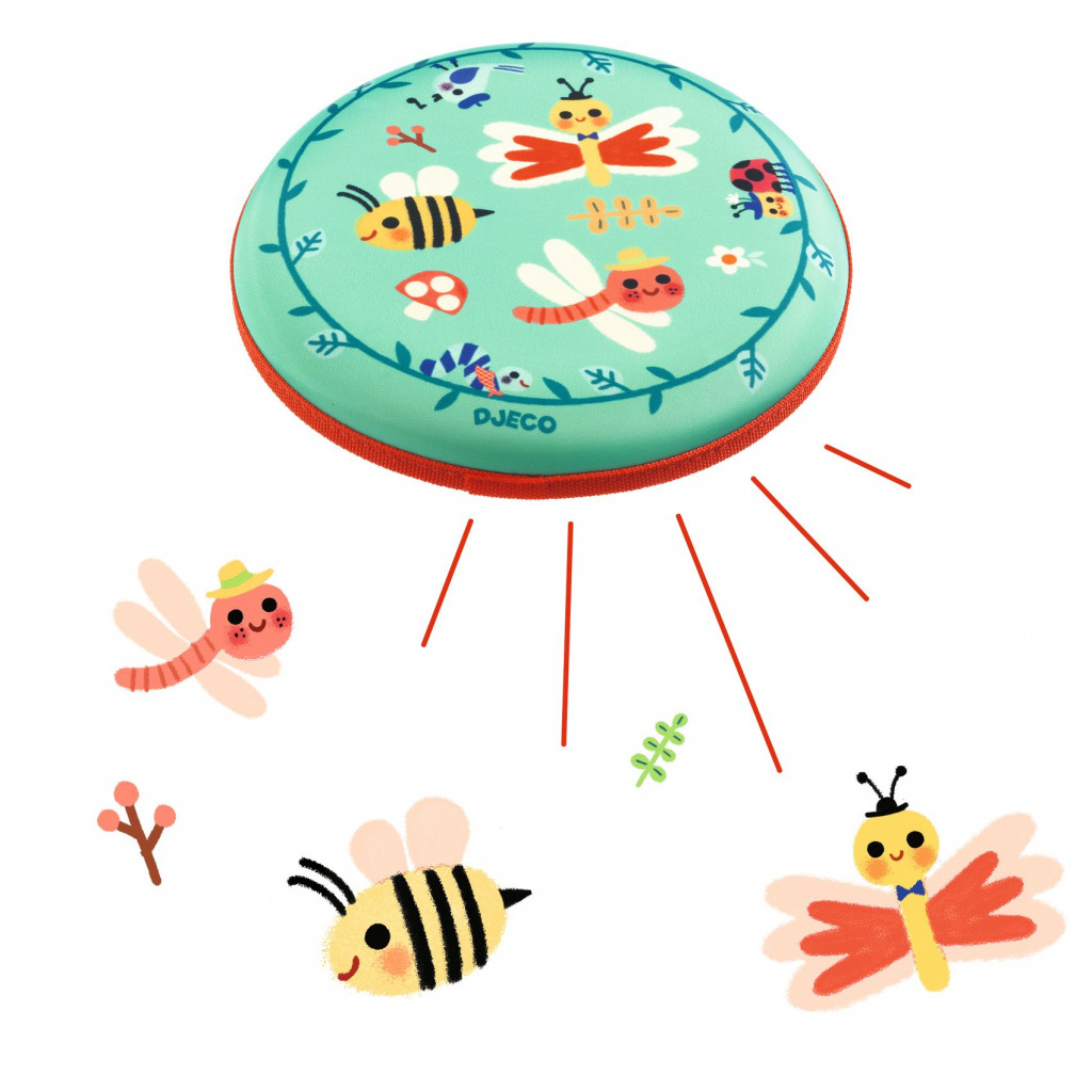 DJECO Létající talíř Roztomilý hmyz