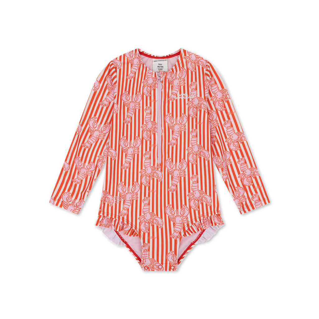 Swim Essentials Plavky s dlouhým rukávem s UPF 50+ Lobster Bay