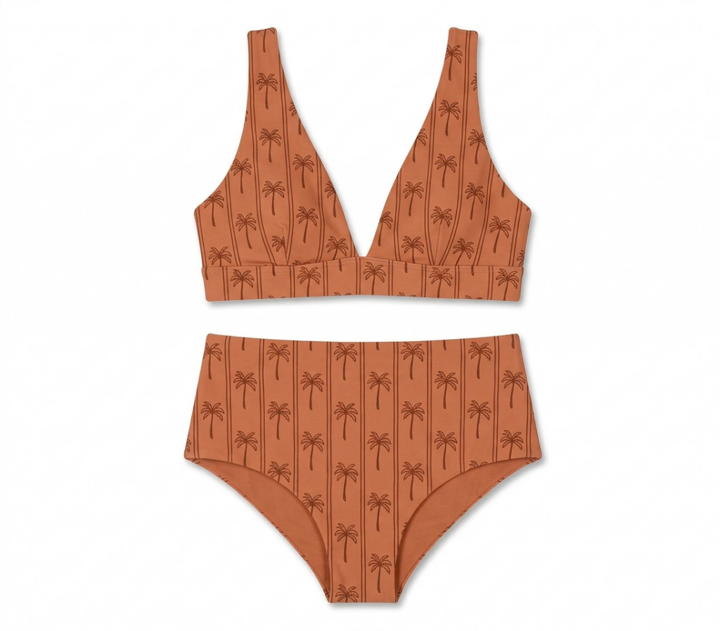 Swim Essentials Dámské bikiny s UPF 50+ Palm Tree