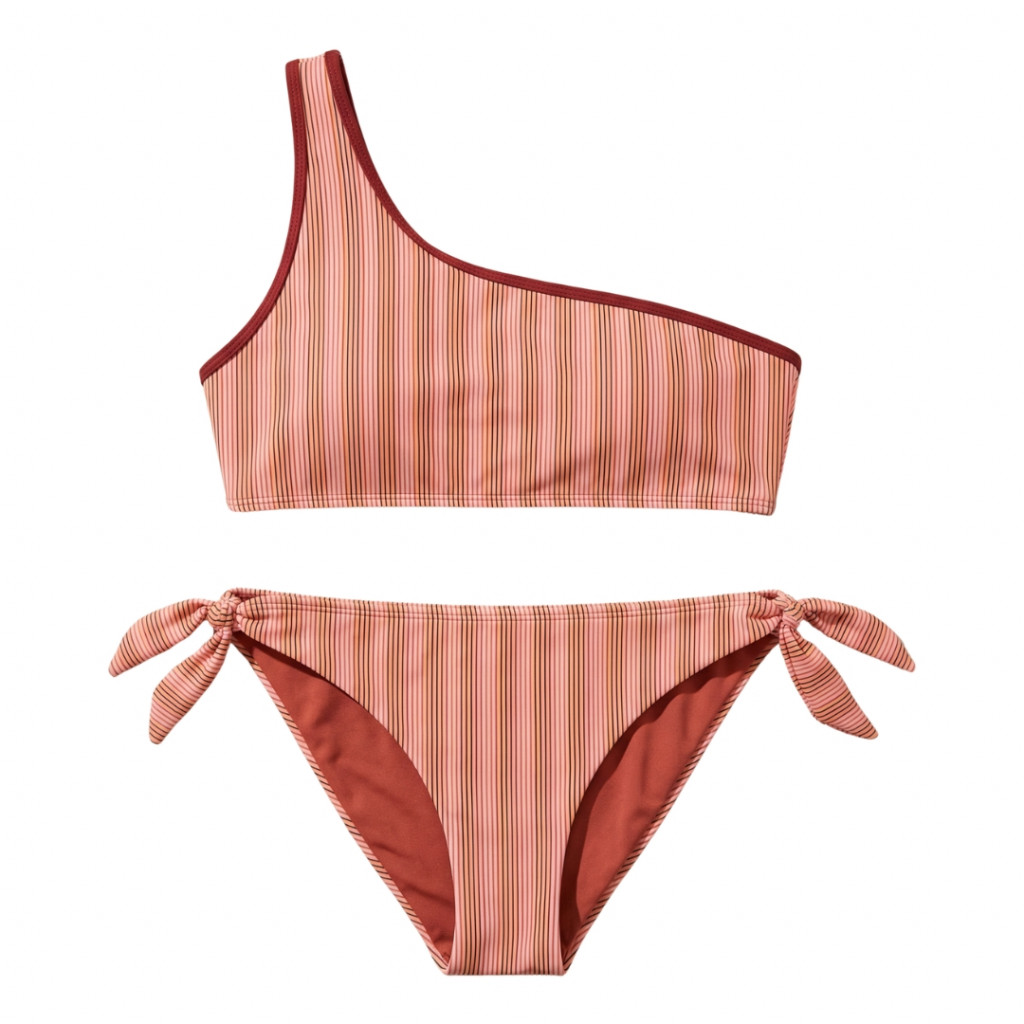 Swim Essentials Dámské jednoramenné bikiny s UPF 50+ Stripe