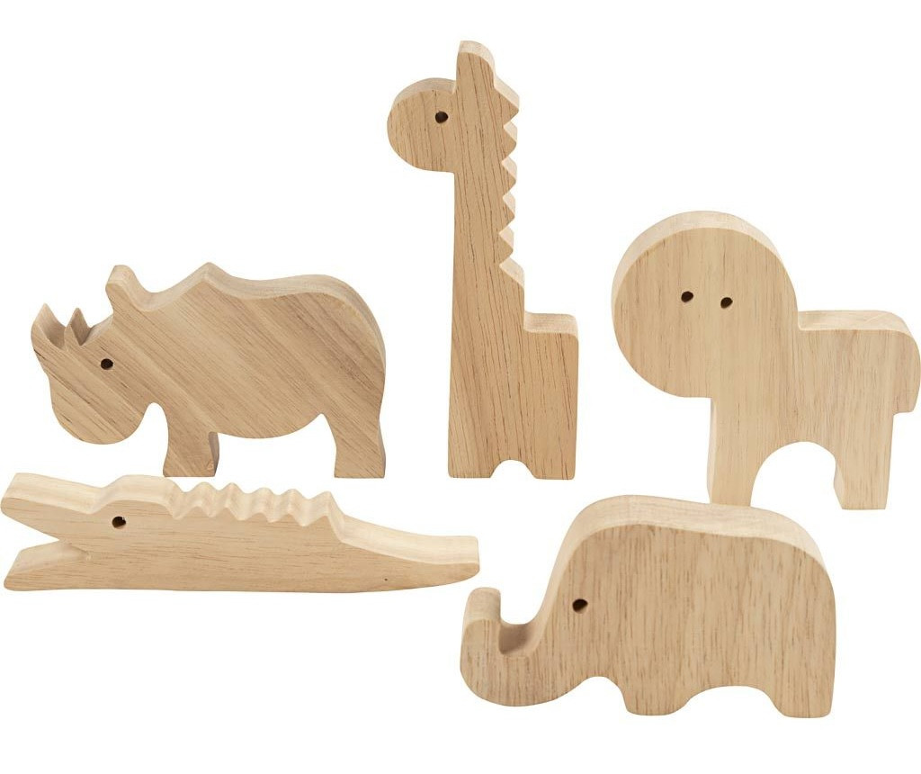 Creativ Company Kreativní sada Safari zvířata dřevěná