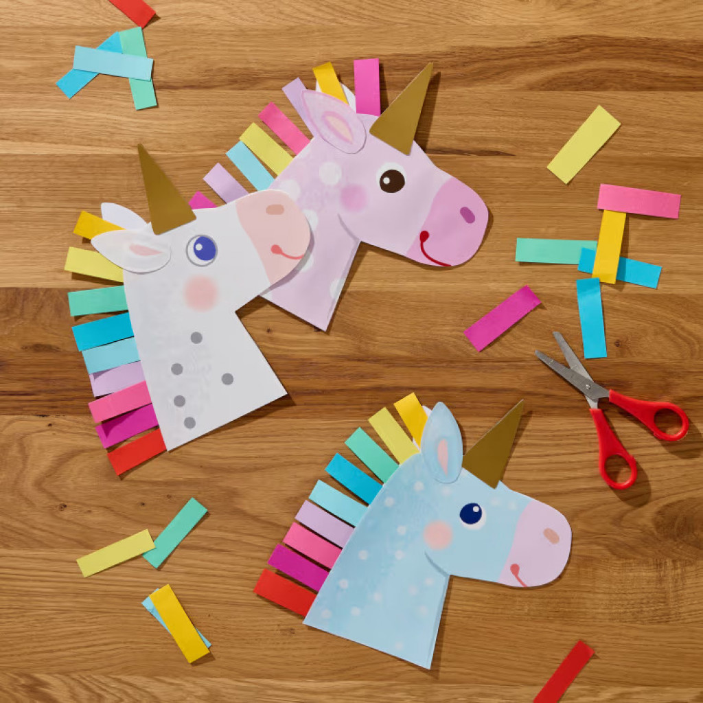 Haba Kreatívna sada Vystrihovanie Dúhové jednorožce