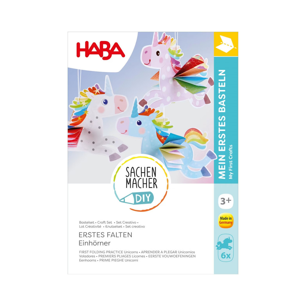 Haba Kreatívna sada Skladanie z papiera Jednorožce