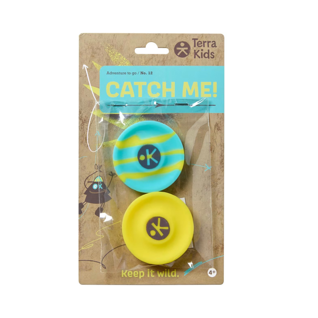 Haba Terra Kids Adventure Chyť ma! silikónové disky 2 ks modrý