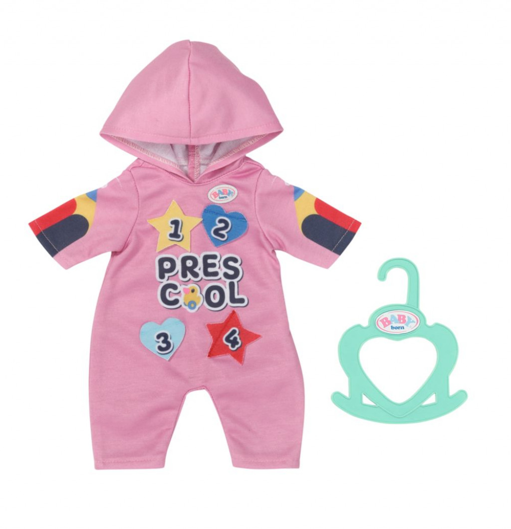 Zapf BABY born Škôlka Dupačky s nášivkami, 36 cm