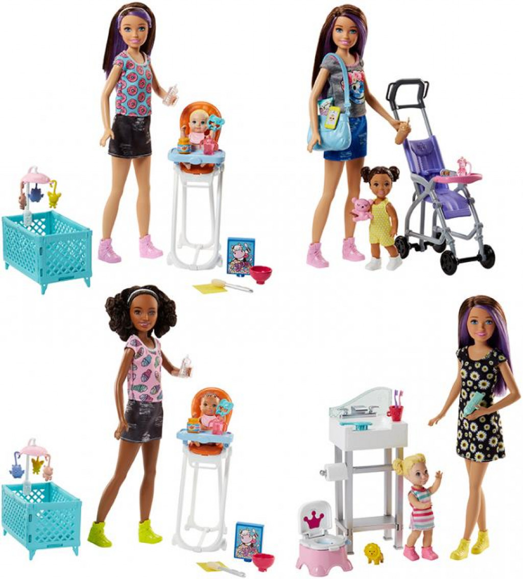 Mattel Barbie pestúnka herný set asst  