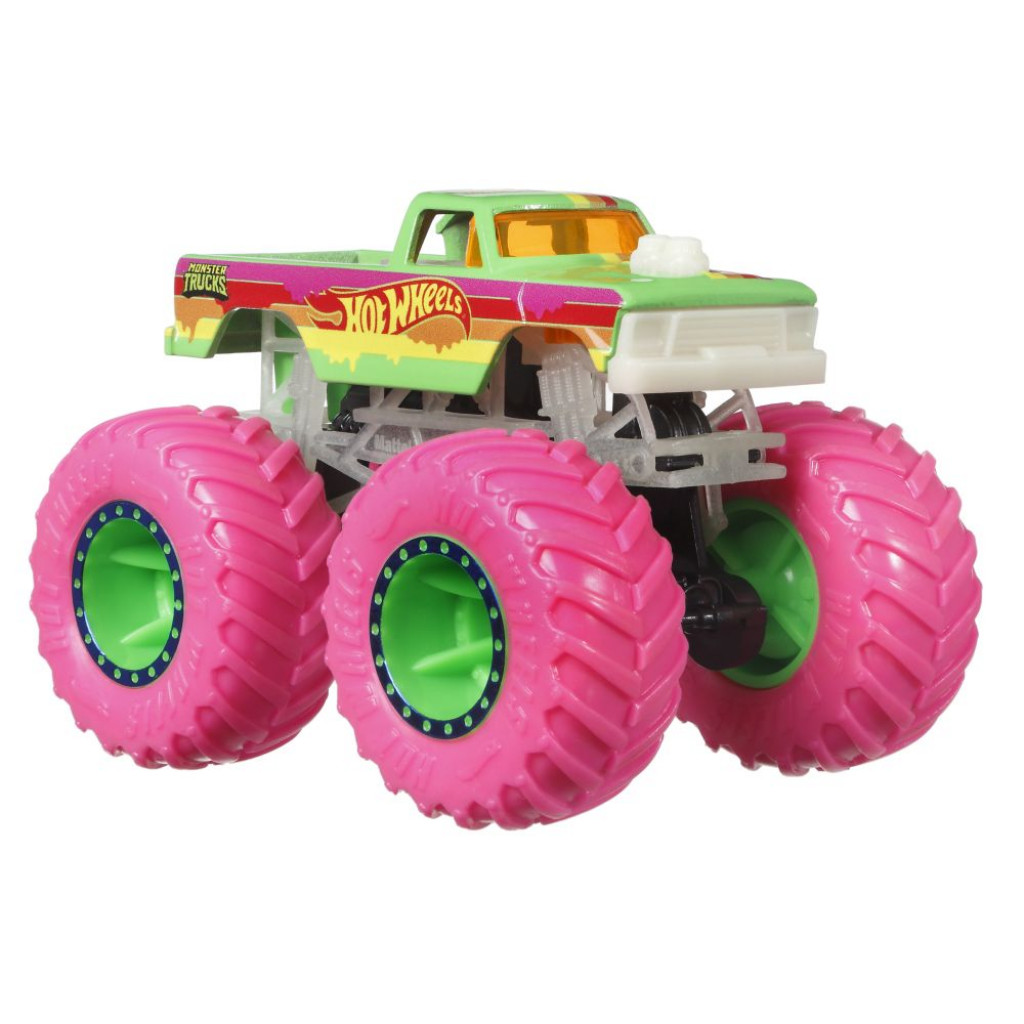 Mattel HW MONSTER TRUCKS SVIETIACE V TME ASST