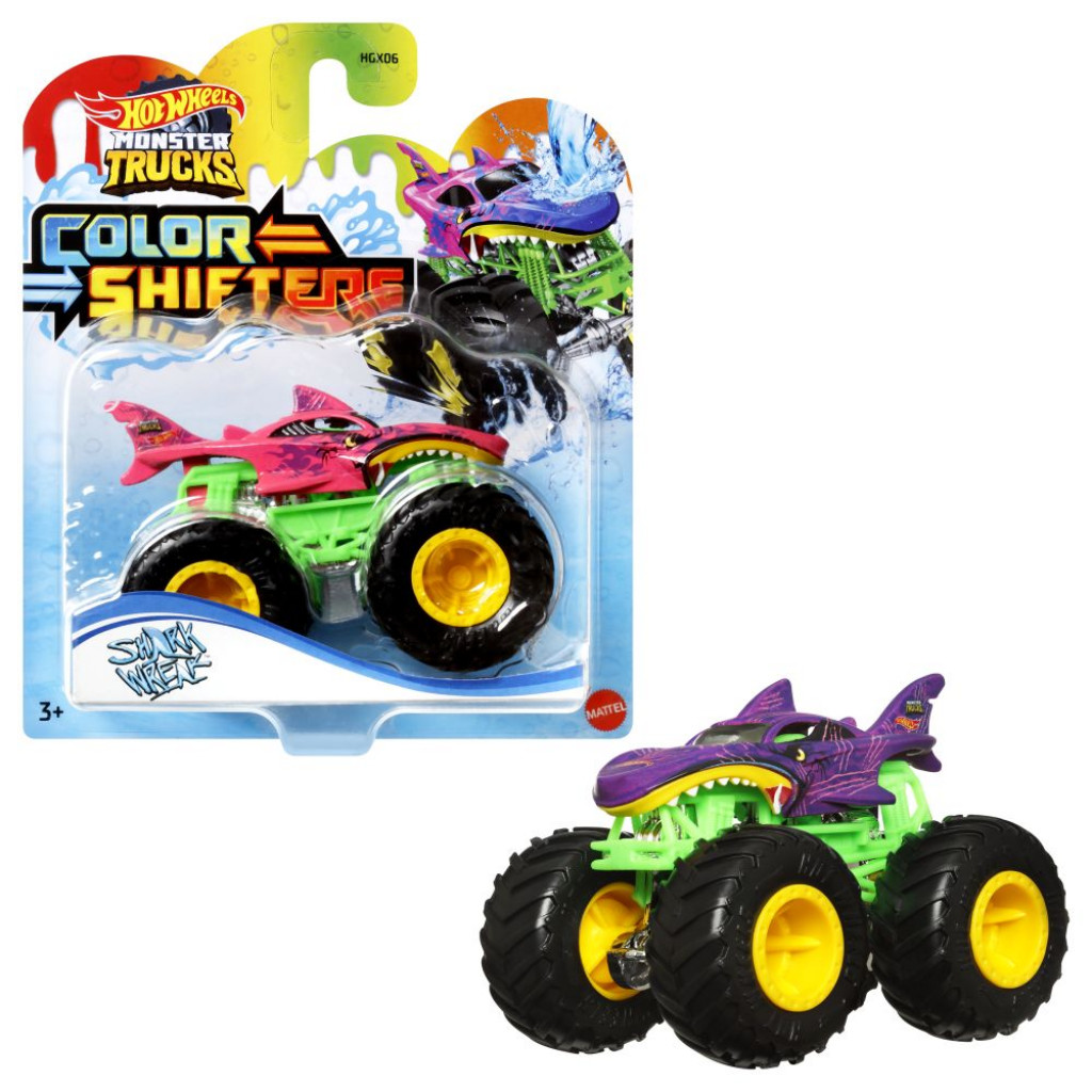 Mattel Hot Wheels Monster Trucks Color Shifters asst