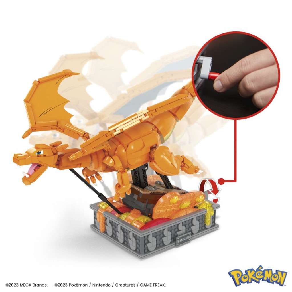 Mattel MEGA POKÉMON POHYBLIVÁ FIGÚRKA - CHARIZARD
