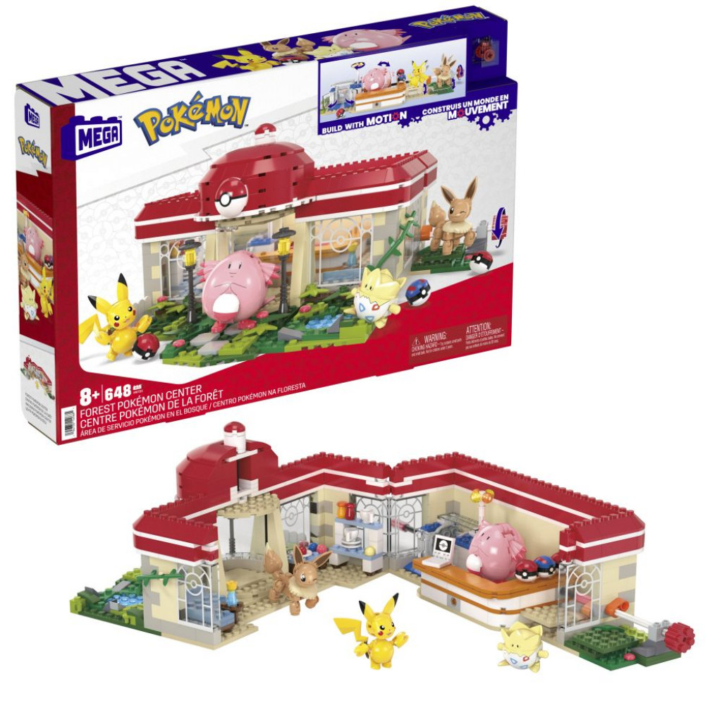 Mattel MEGA POKÉMON POHYBLIVÉ CENTRUM POKÉMONOV