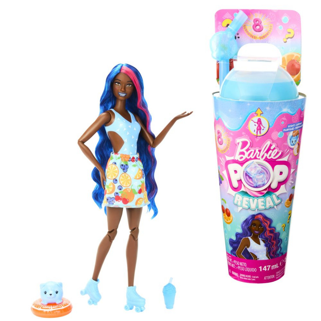 Mattel Barbie POP REVEAL Barbie šťavnaté ovocie - OVOCNÝ PUNČ
