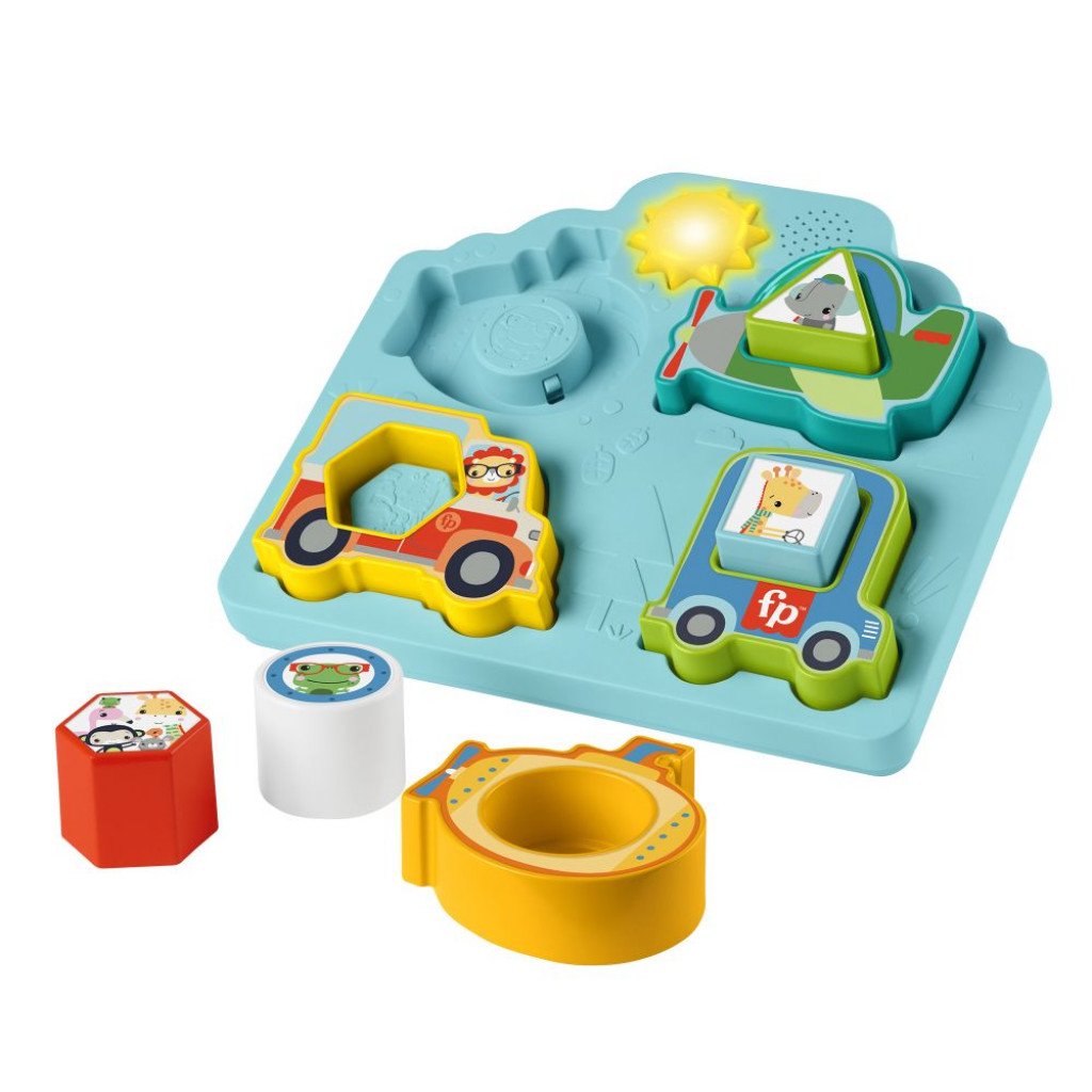 Mattel Fisher Price puzzle dopravné prostriedky so zvukmi 