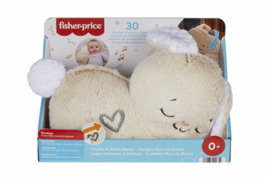 Mattel Fisher Price králiček s upokojujúcou hudbou