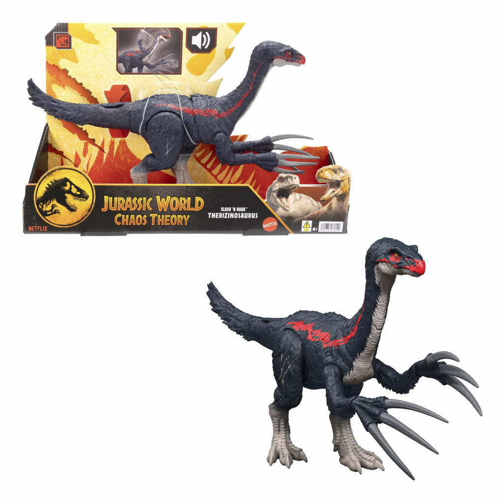 Mattel Jurrasic World revúci THERIZINOSAURUS (SIOC)