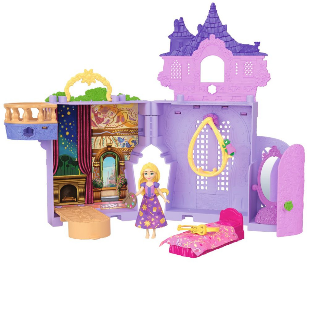 Mattel Disney panenka veža s malou bábikou Rapunzel