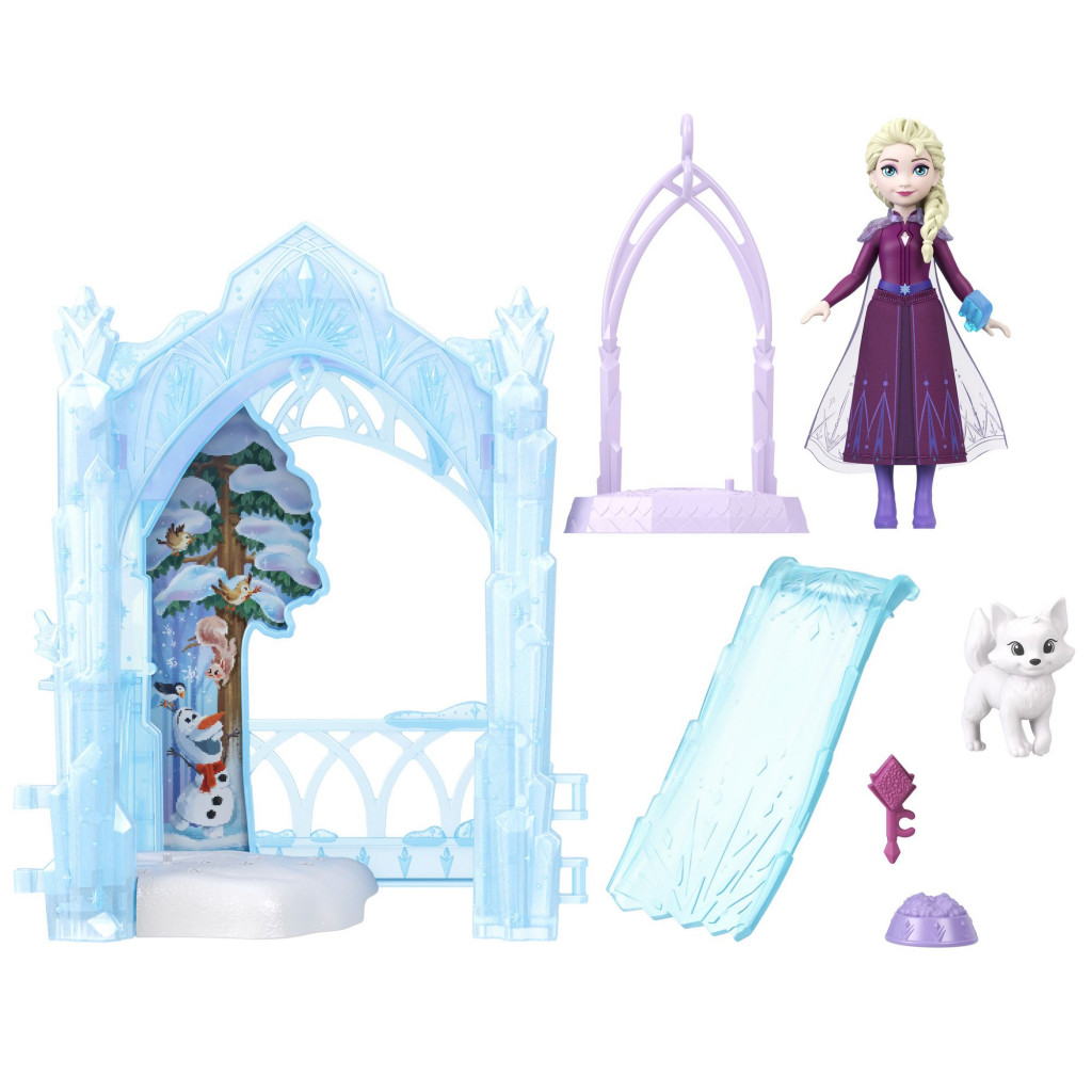 Mattel FROZEN MALÁ BÁBIKA ELSA A JEJ ĽADOVÁ SKRÝŠ HERNÝ SET