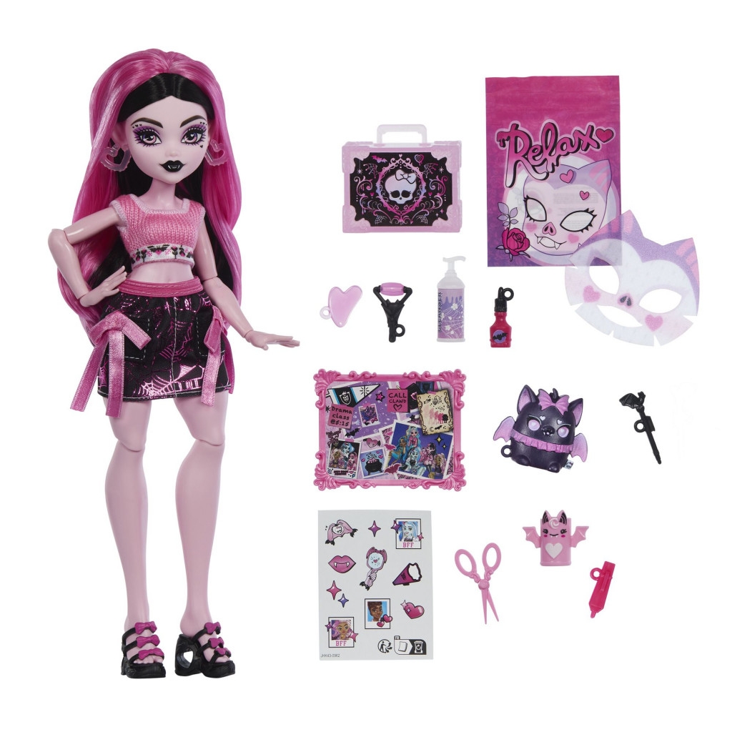 Mattel Monster High BÁBIKA SELF-SCARE SECRETS DRACULAURA
