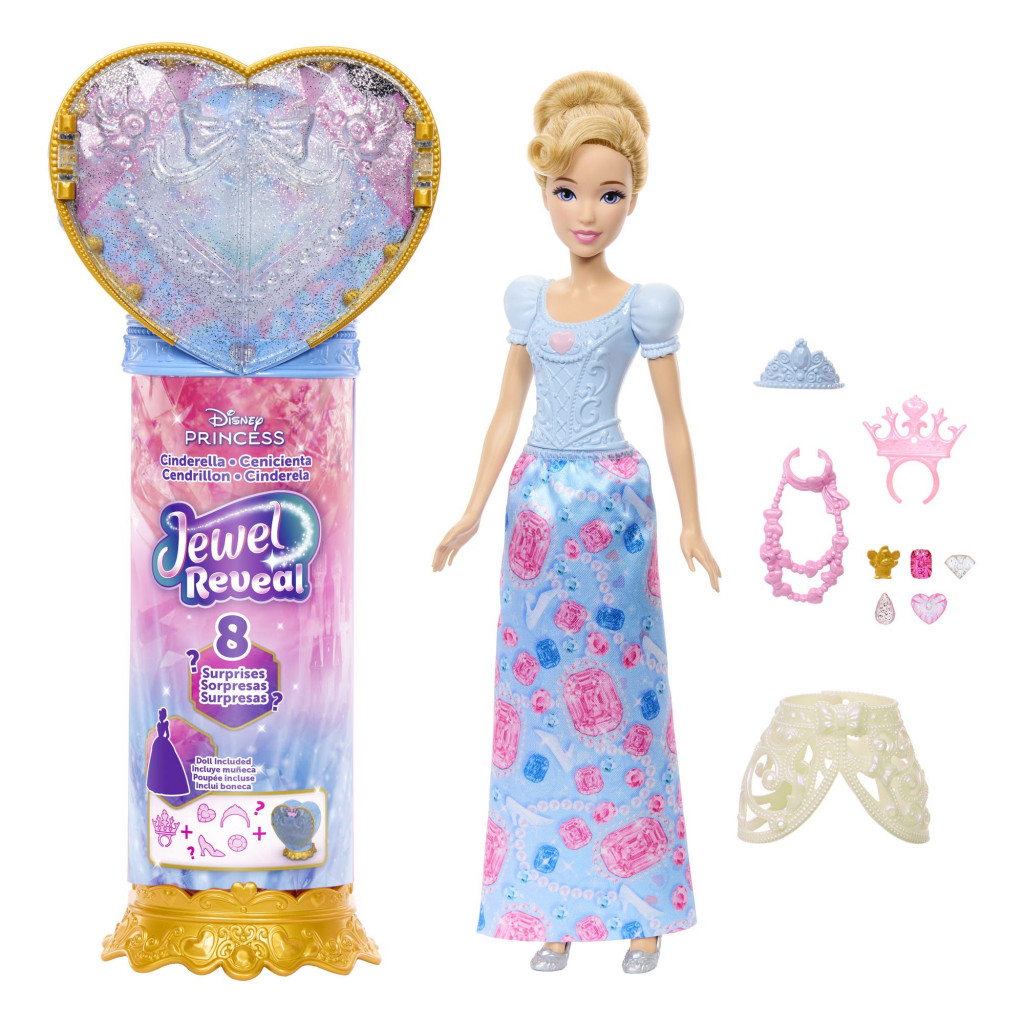Mattel Disney Princess PRINCEZNÁ S PREKVAPENÍM - POPOLUŠKA