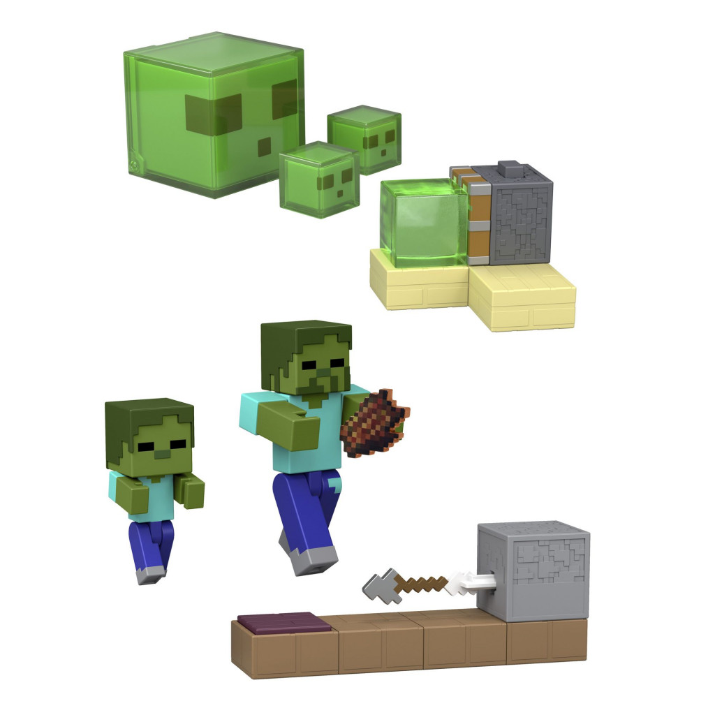 Mattel Minecraft 8CM AKČNÁ FIGÚRKA S HERNÝMI DOPLNKAMI ASST