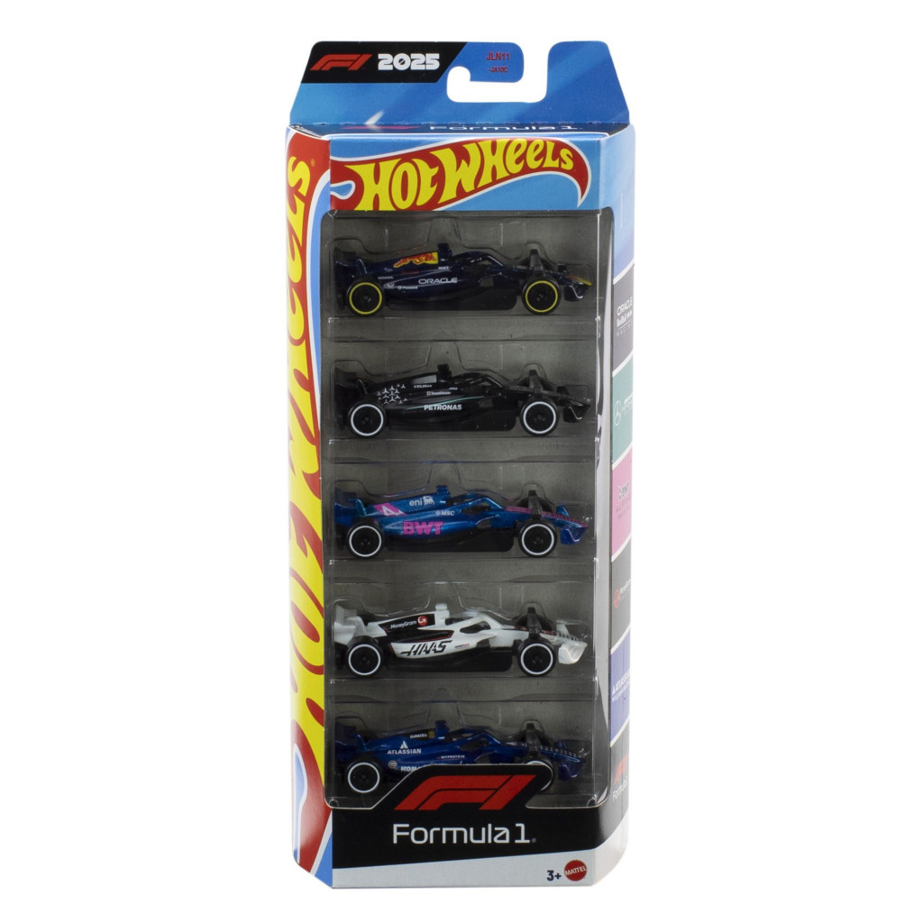 Mattel Hot Wheels 5KS ANGLIČÁK - FORMULA 1