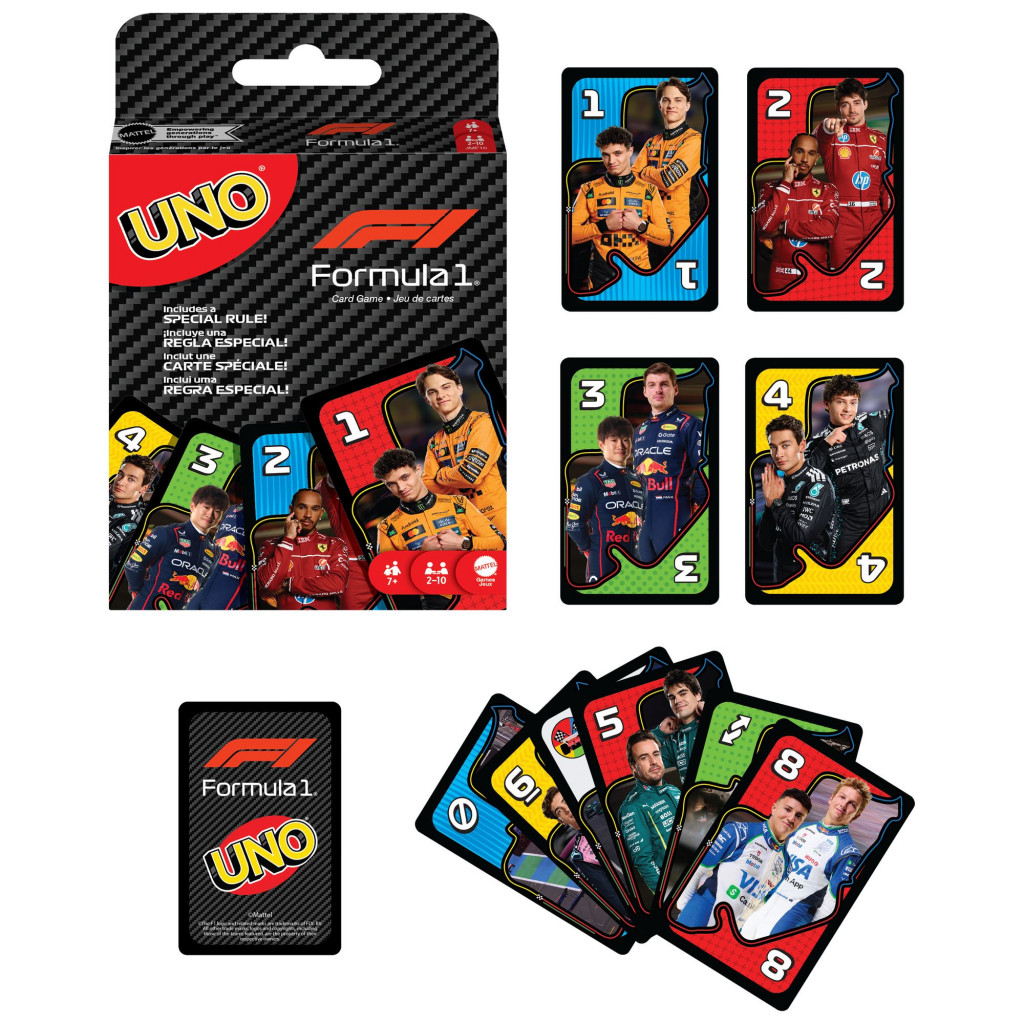 Mattel UNO FORMULA 1