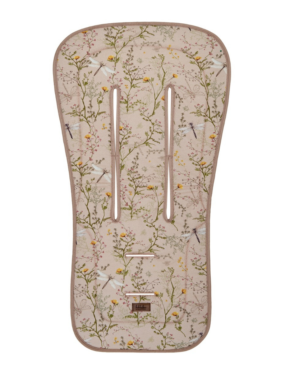 KikkaBoo Sedací podložka do kočárku Secret Garden Beige