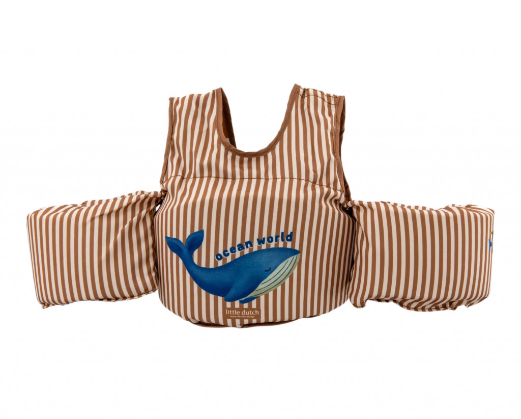 Little Dutch Plávacia vesta s rukávmi Ocean World