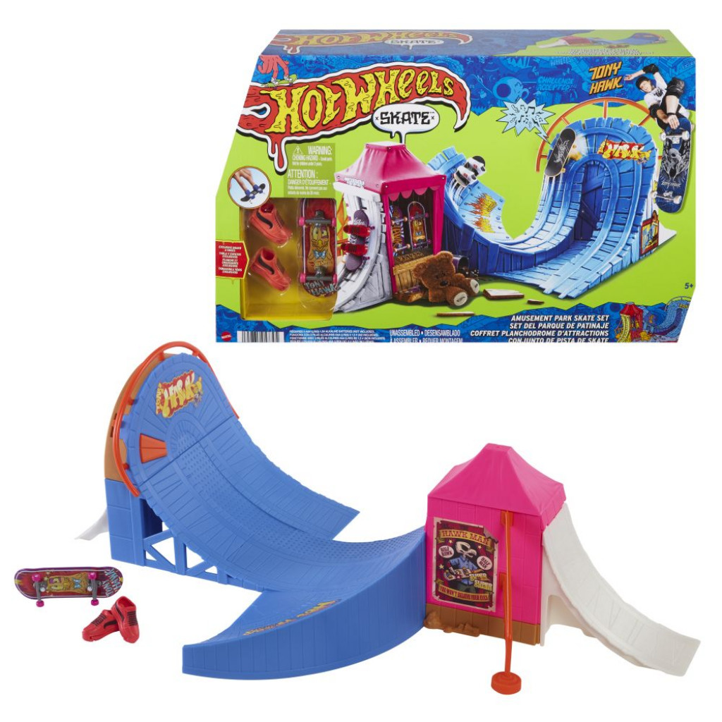 Mattel Hot Wheels skates zábavný fingerboard  skatepark 