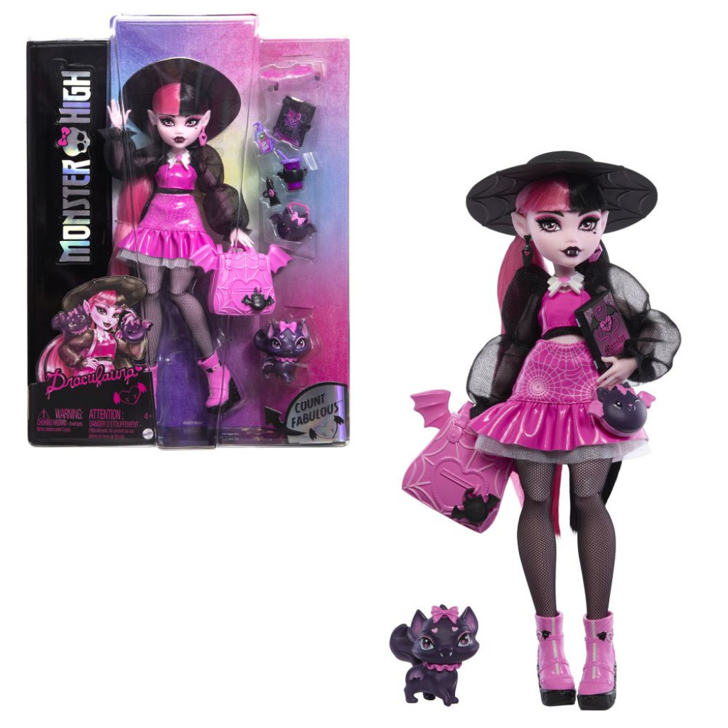 Mattel Monster High príšerka Monsterka - DRACULAURA