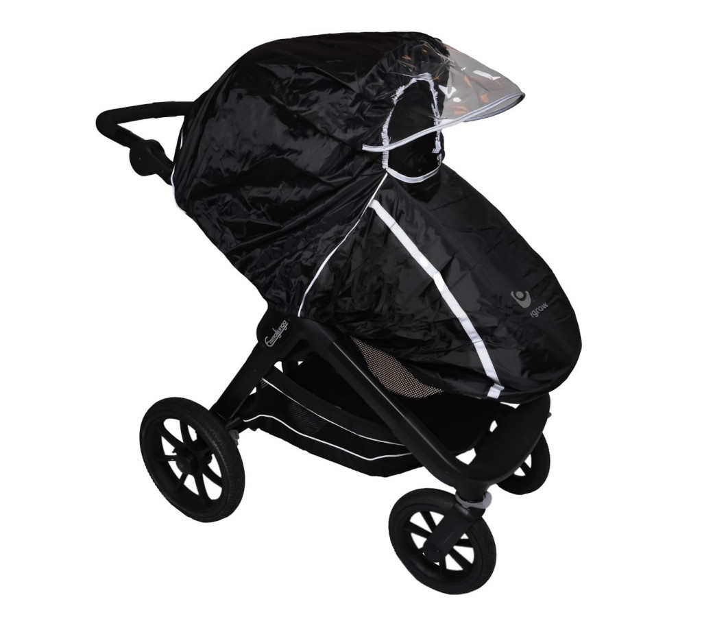 EasyGrow Pláštěnka na kočárek univerzální Black