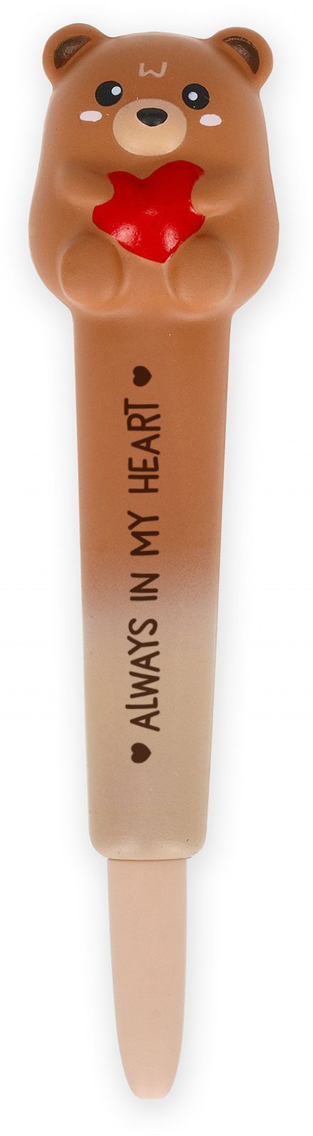 Legami Antistresové gélové pero Legami Squishy Gel Pen - Squeezies - Teddy Bear 0,5 mm