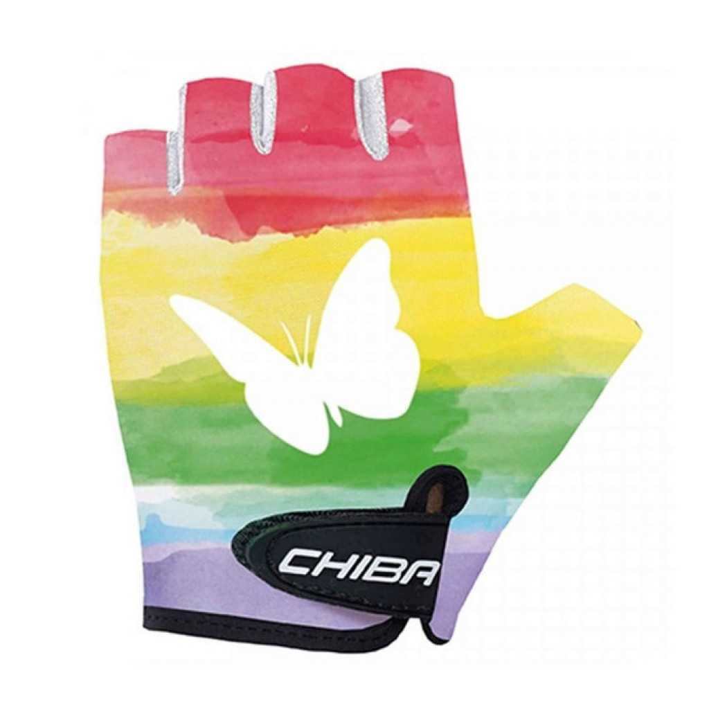 Chiba Chiba Detské cyklistické rukavice COOL Kids Papillon XS