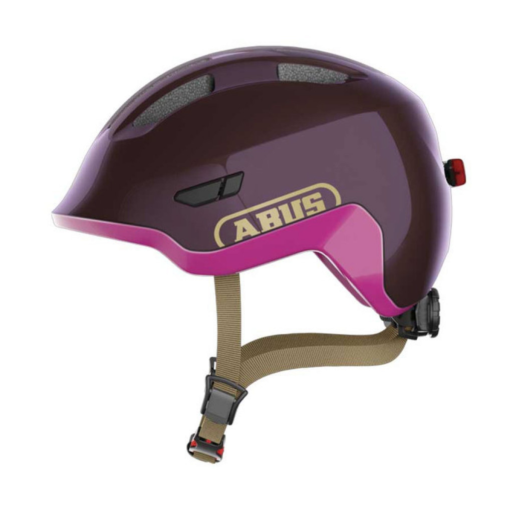 ABUS ABUS Detská cyklistická prilba Smiley 3.0 ACE LED royal purple 2026 M