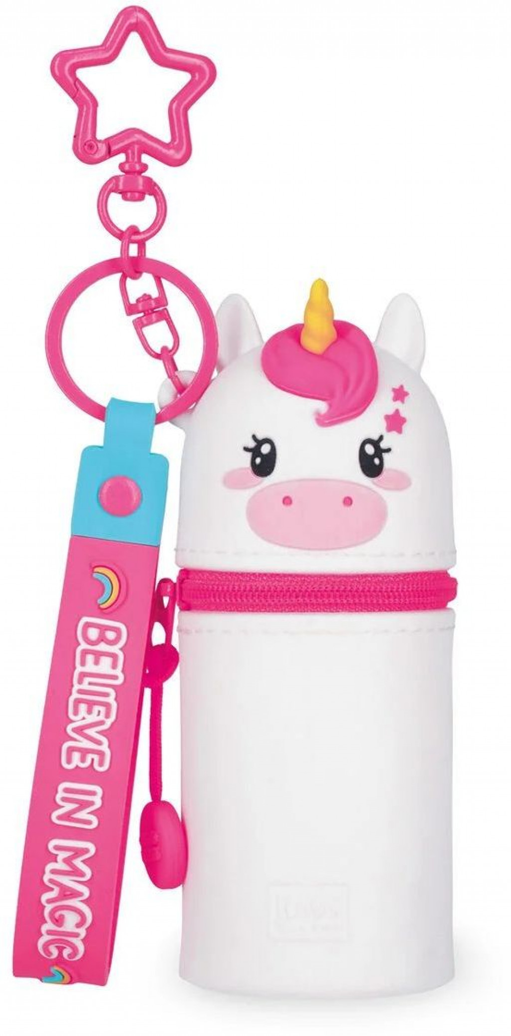 Legami Peňaženka na mince Legami Mini Kawaii - Coin Purse With Key Ring - Unicorn