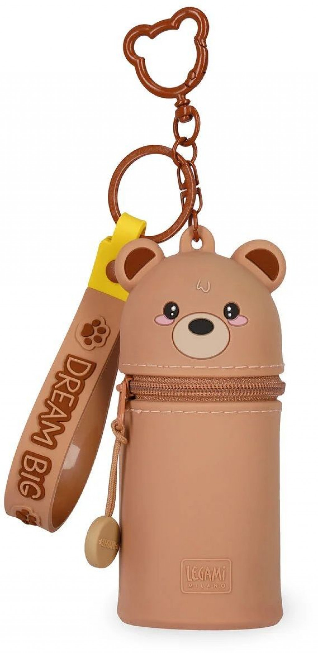 Legami Peňaženka na mince Legami Mini Kawaii - Coin Purse With Key Ring - Teddy Bear
