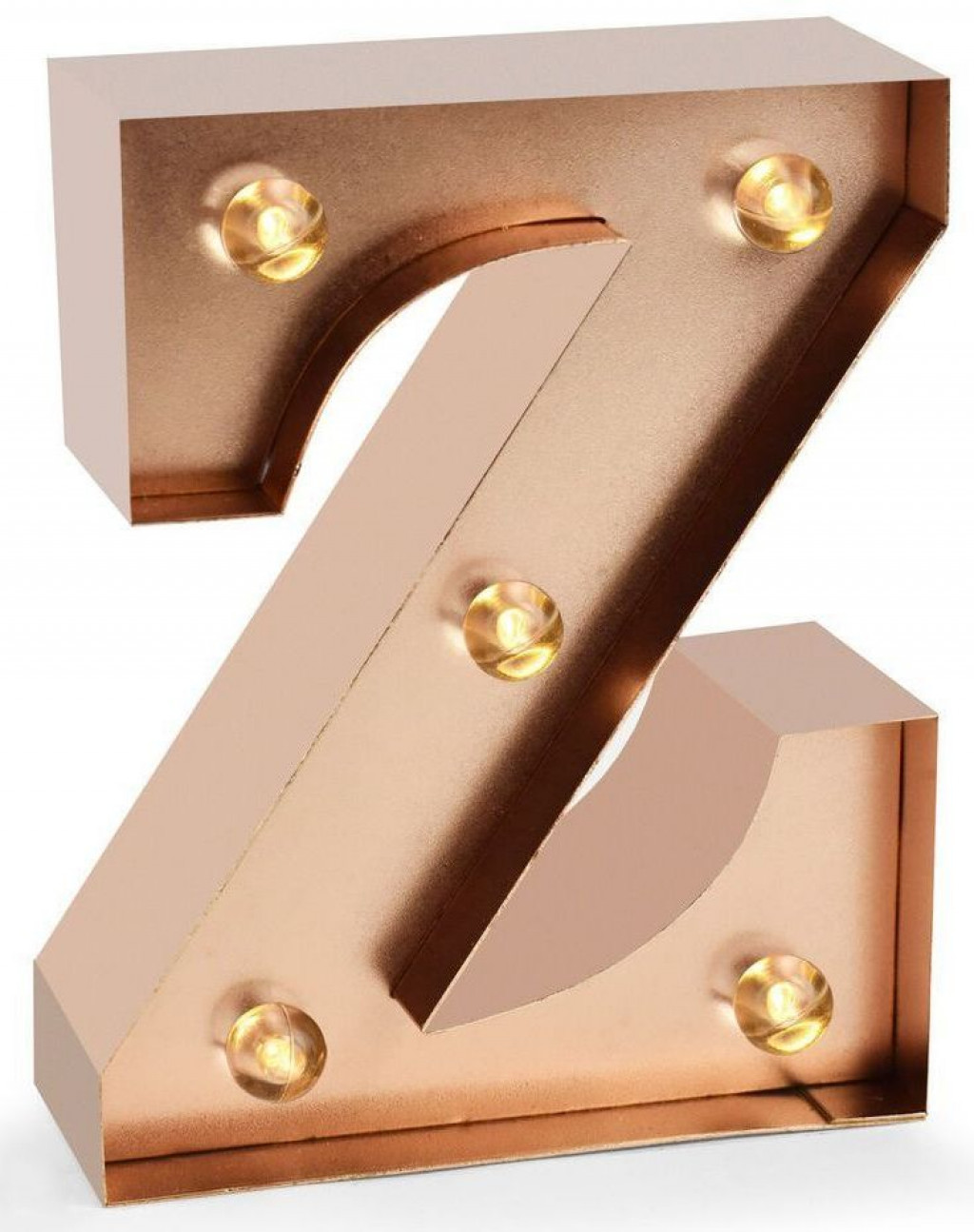 Legami Mini dekoračné svetlo Legami Mini Decorative Light - Z - Gold Rose - Letters