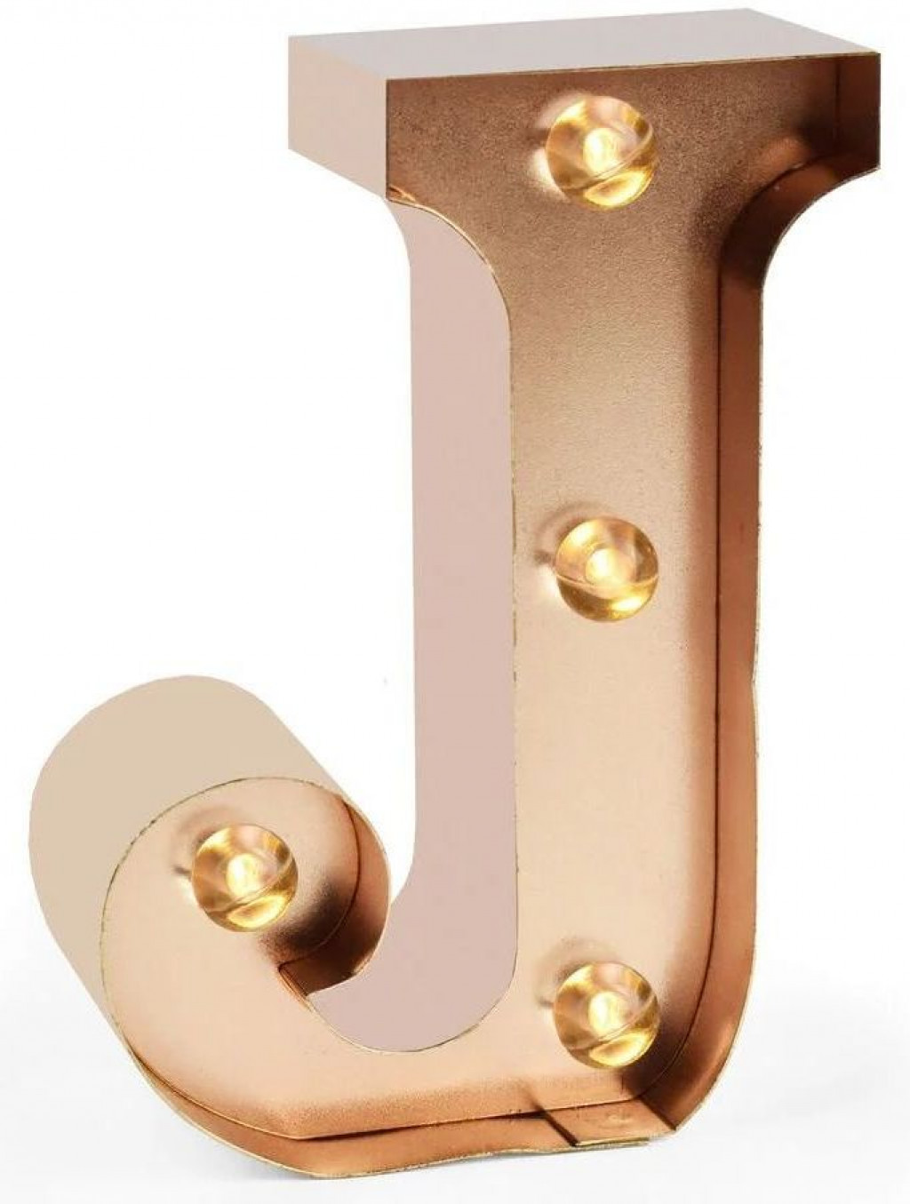 Legami Mini dekoračné svetlo Legami Mini Decorative Light - J - Gold Rose - Letters