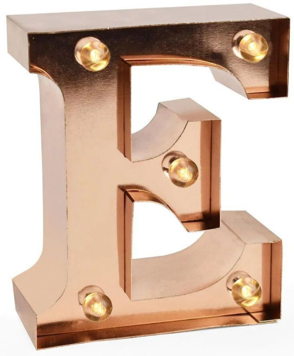 Legami Mini dekoračné svetlo Legami Mini Decorative Light - E - Gold Rose - Letters