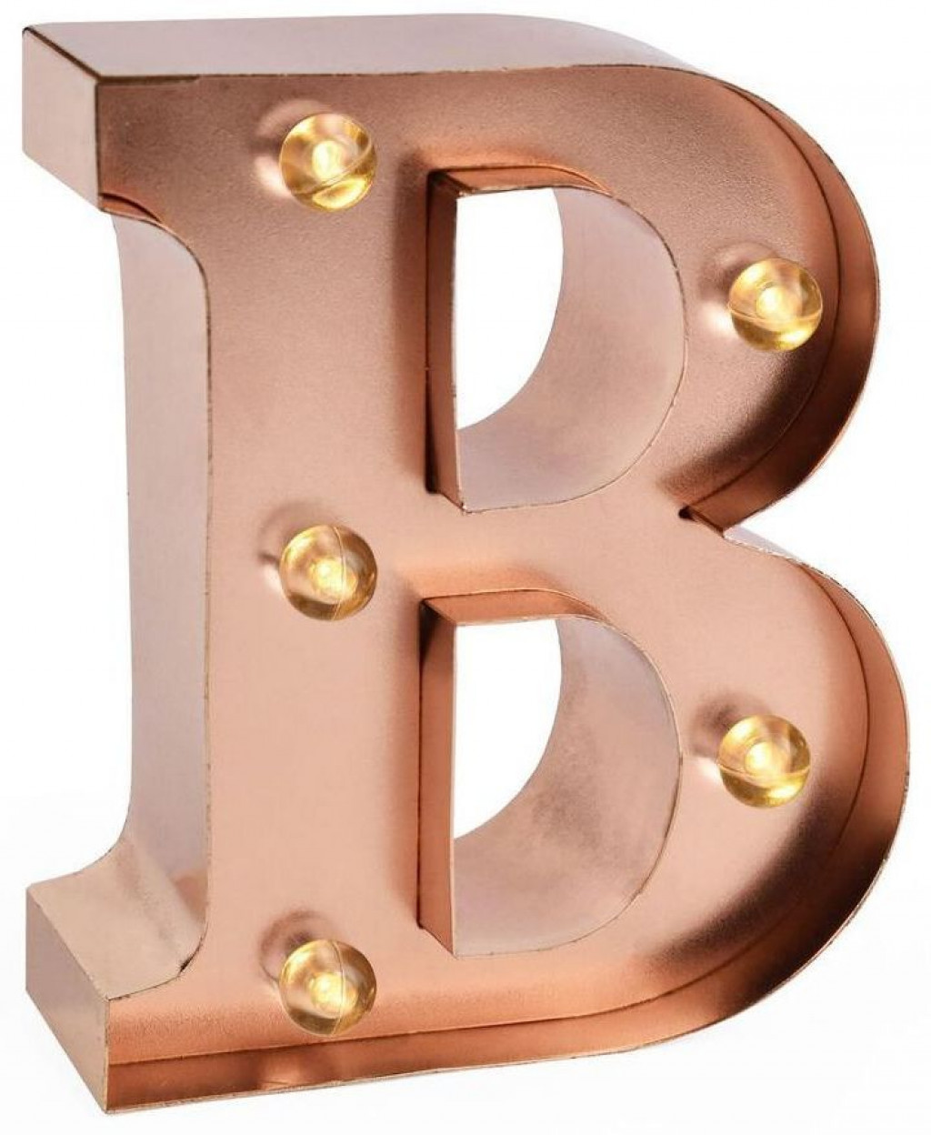 Legami Mini dekoračné svetlo Legami Mini Decorative Light - B - Gold Rose - Letters